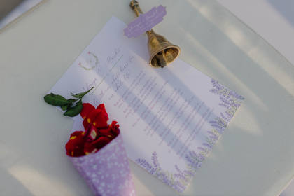 Tablescape and Signage — Wedding decor — Planet Hollywood